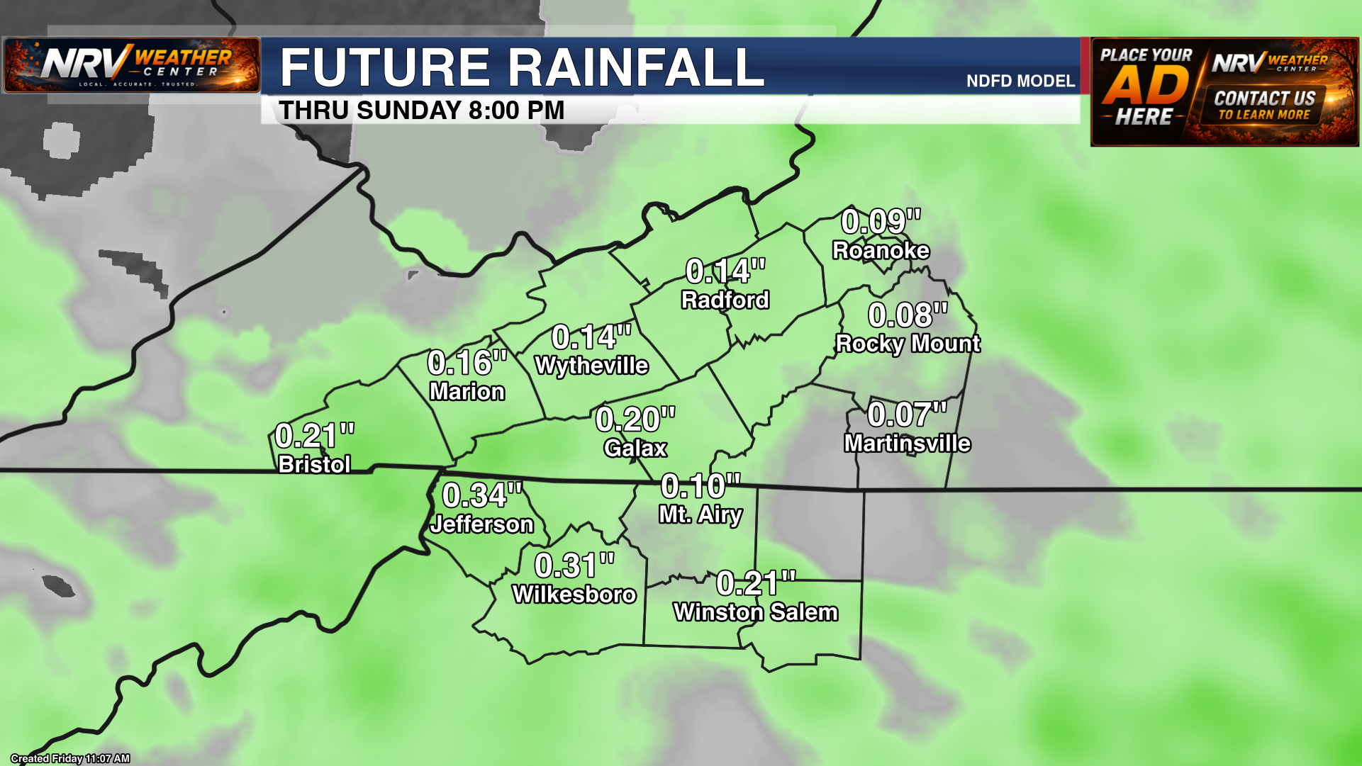 Official Rainfall Forecast - Next 72 Hours