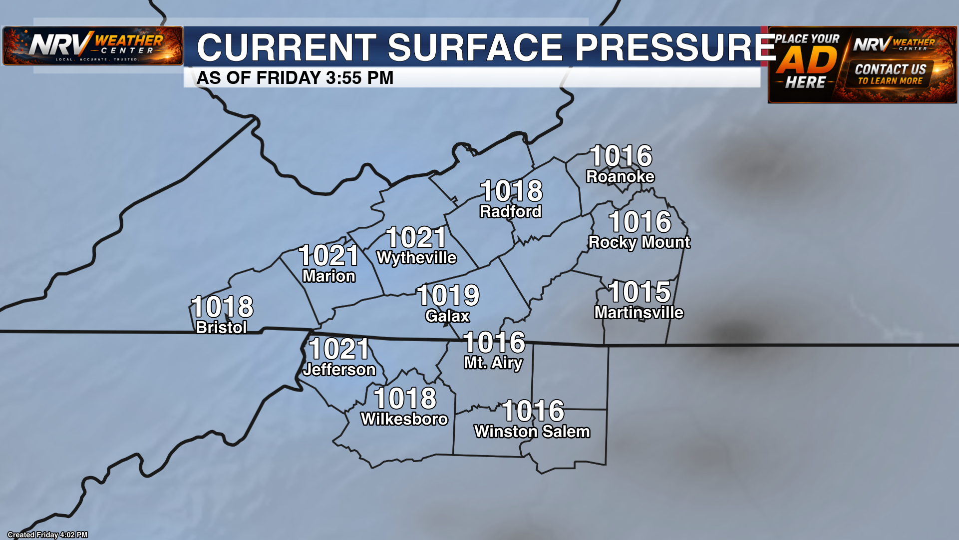 Current Surface Pressure