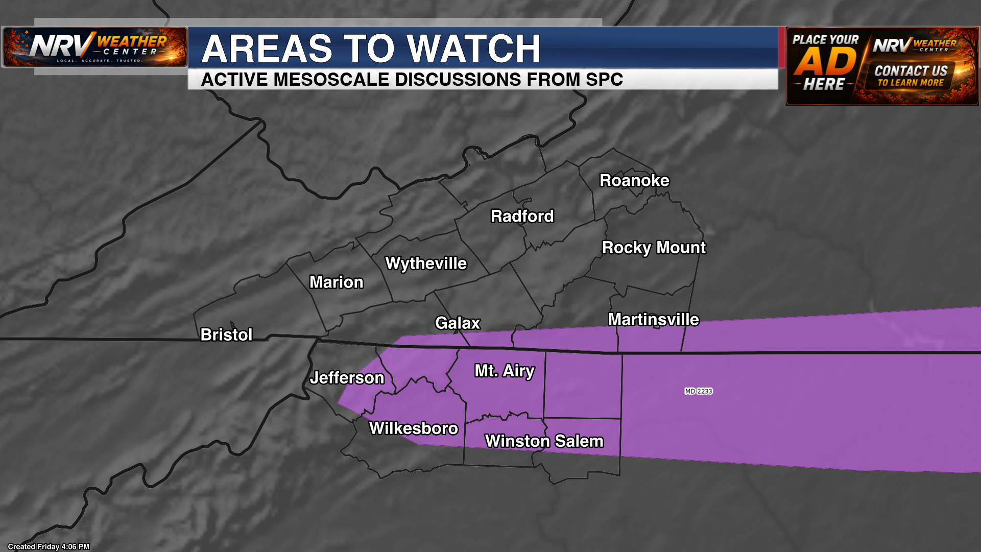Active Mesoscale Discussions from SPC